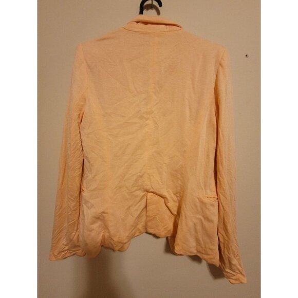 ruby and jenna Women's classic jacket in peach color with one button Size S - Picture 10 of 11
